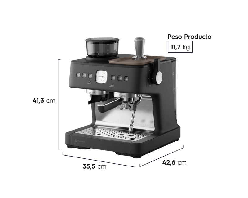 CAFETERA ESPRESSO BARISTA 3L MOLINILLO 2200W ECM90 - 2