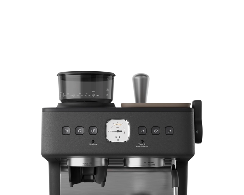 CAFETERA ESPRESSO BARISTA 3L MOLINILLO 2200W ECM90 - 4