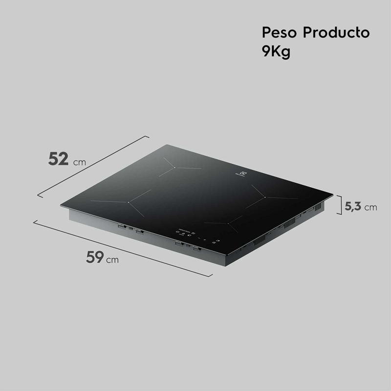 ENCIMERA A INDUCCION 4 PLATOS VITROCERAMICA IE6LP - 2