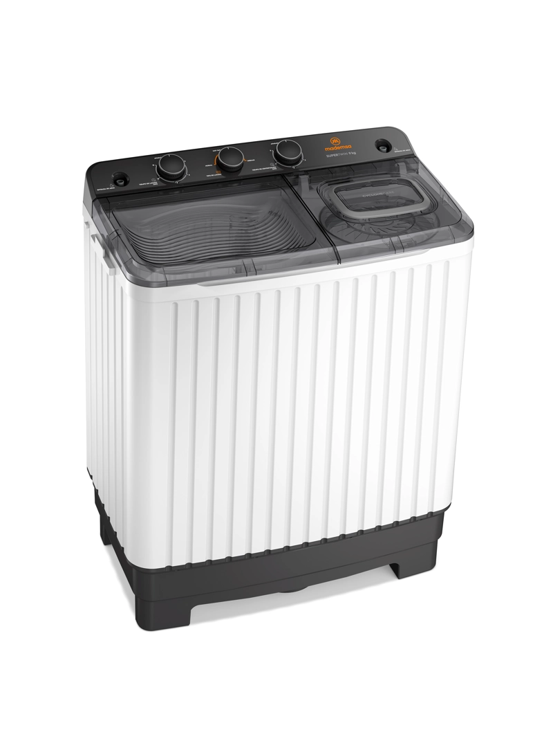 LAVADORA SEMI AUTOMATICA MADEMSA 9KG CARGA SUPERIOR MWMSAT9W - 5