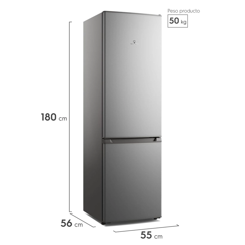 REFRIGERADOR 262L FRIO DIRECTO BOTTOM FREEZER MED270 SILVER - 2