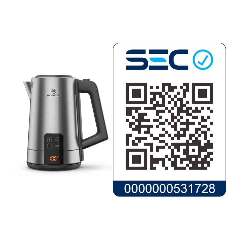 HERVIDOR ELE CTRICO 2L DIGITAL Y CONTROL DE TEMPERATURA MEK50 - 8