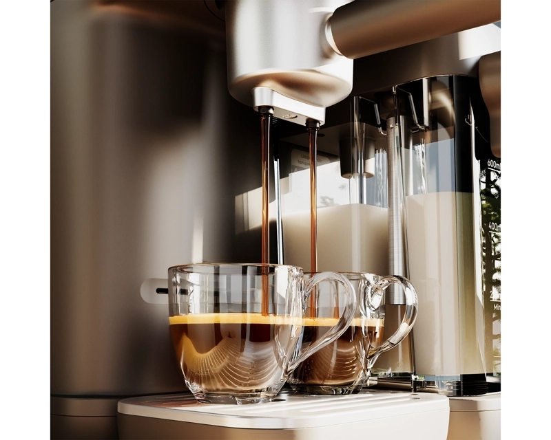 CAFETERA ESPRESSO 1,25L DIGITAL CAPSULA Y MOLIDO 1350W ECM70 - 6