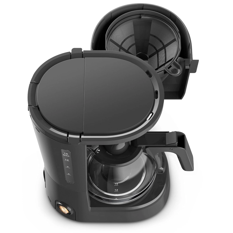 CAFETERA ELE CTRICA MADEMSA 0,6L JARRA DE VIDRIO 600W MCM10 - 4