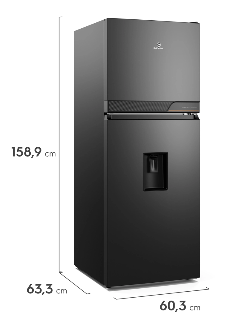 REFRIGERADOR 291L NO FROST TOP FREEZER INVERTER ALTUS 1300INW - 2