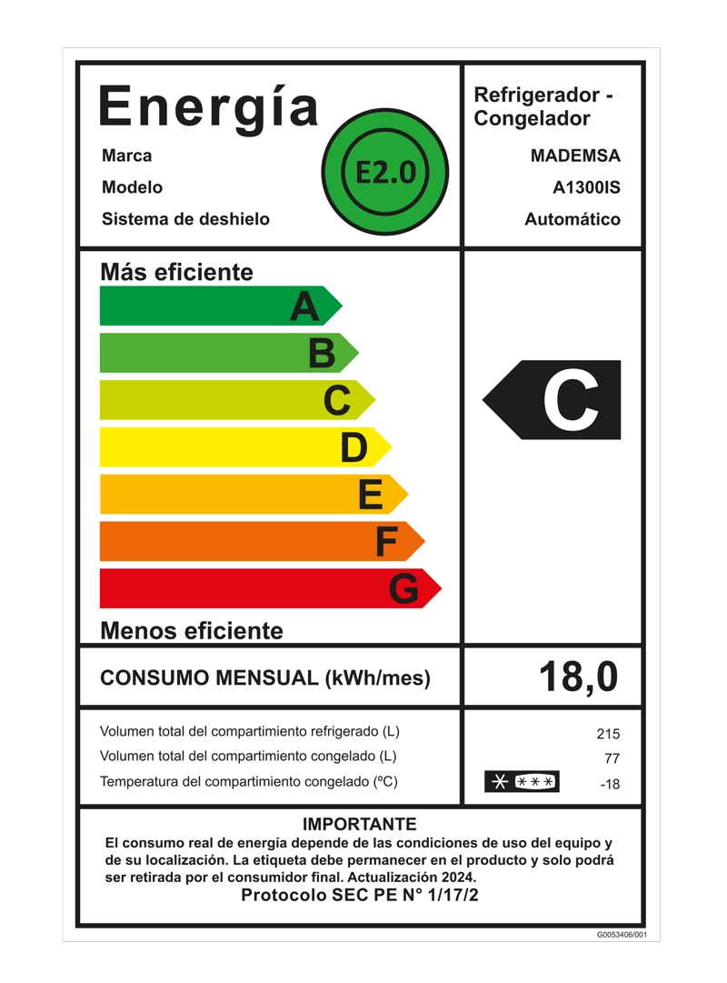 REFRIGERADOR 292L NO FROST TOP FREEZER INVERTER ALTUS 1300IS - 10