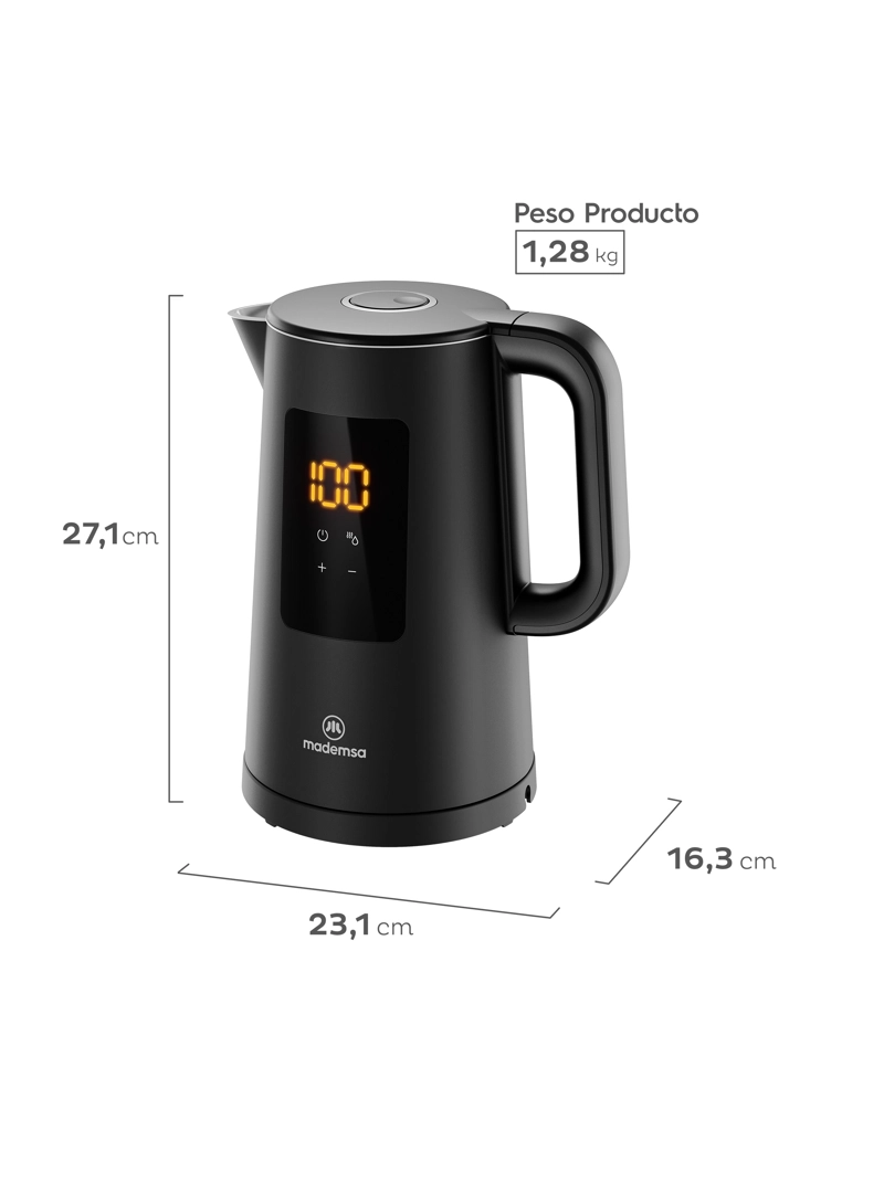 HERVIDOR ELE CTRICO 1,7L PANEL DIGITAL MEK60 - 2