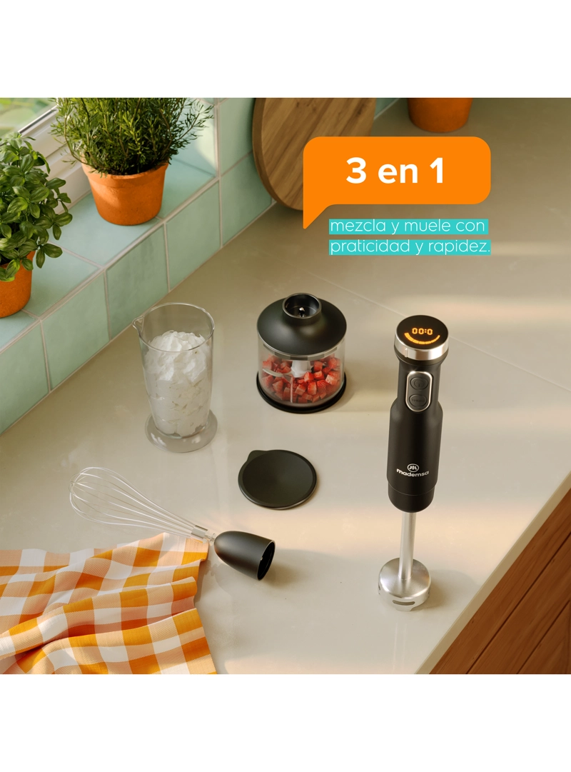 MINIPIMER 3 EN 1 PANEL DIGITAL 7 VELOCIDADES 400W MIB60 - 8