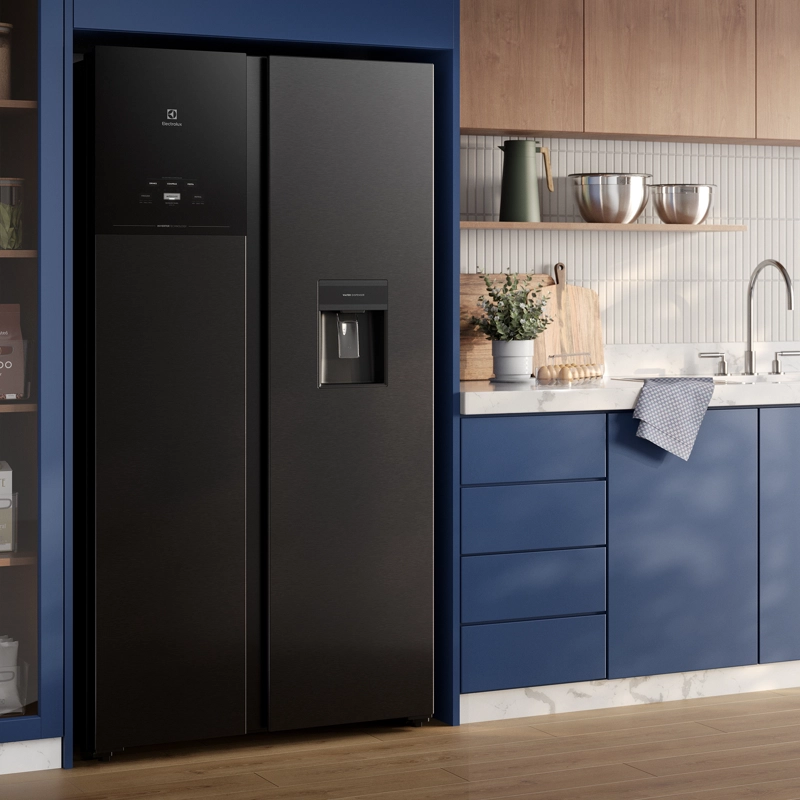 REFRIGERADOR 522L NO FROST SIDE BY SIDE INVERTER ES50WB BLACK - 11