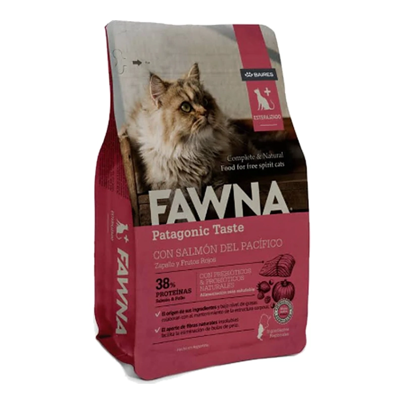 FAWNA GATOS ADULTOS STERILIZED 3 KG - 1
