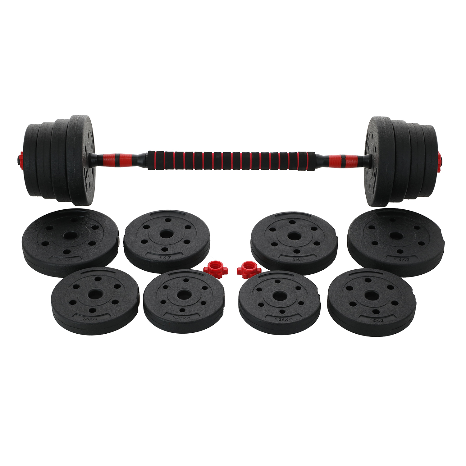 SET BODYTRAINER MANCUERNA AJUSTABLE MAS EXTENSIÓN 15 KG - 6