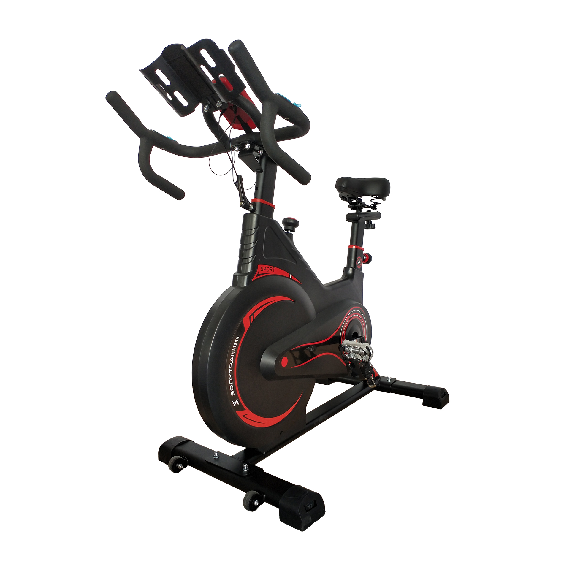 BICICLETA SPINNING MAGNÉTICA 5KG BODYTRAINER MG5 CON SENSOR - 6