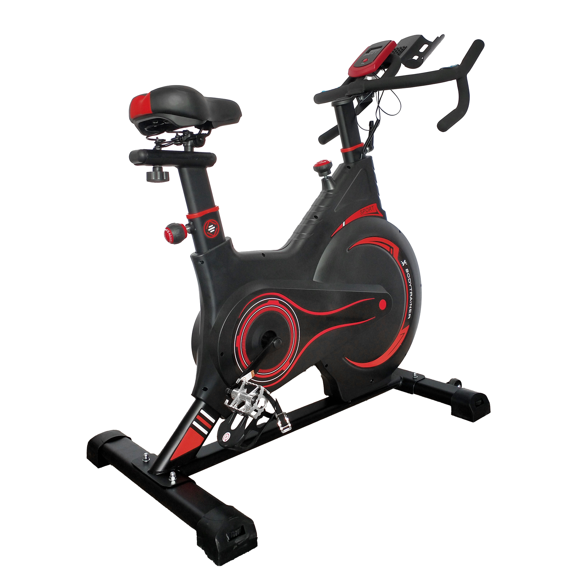 BICICLETA SPINNING MAGNÉTICA 5KG BODYTRAINER MG5 CON SENSOR - 8