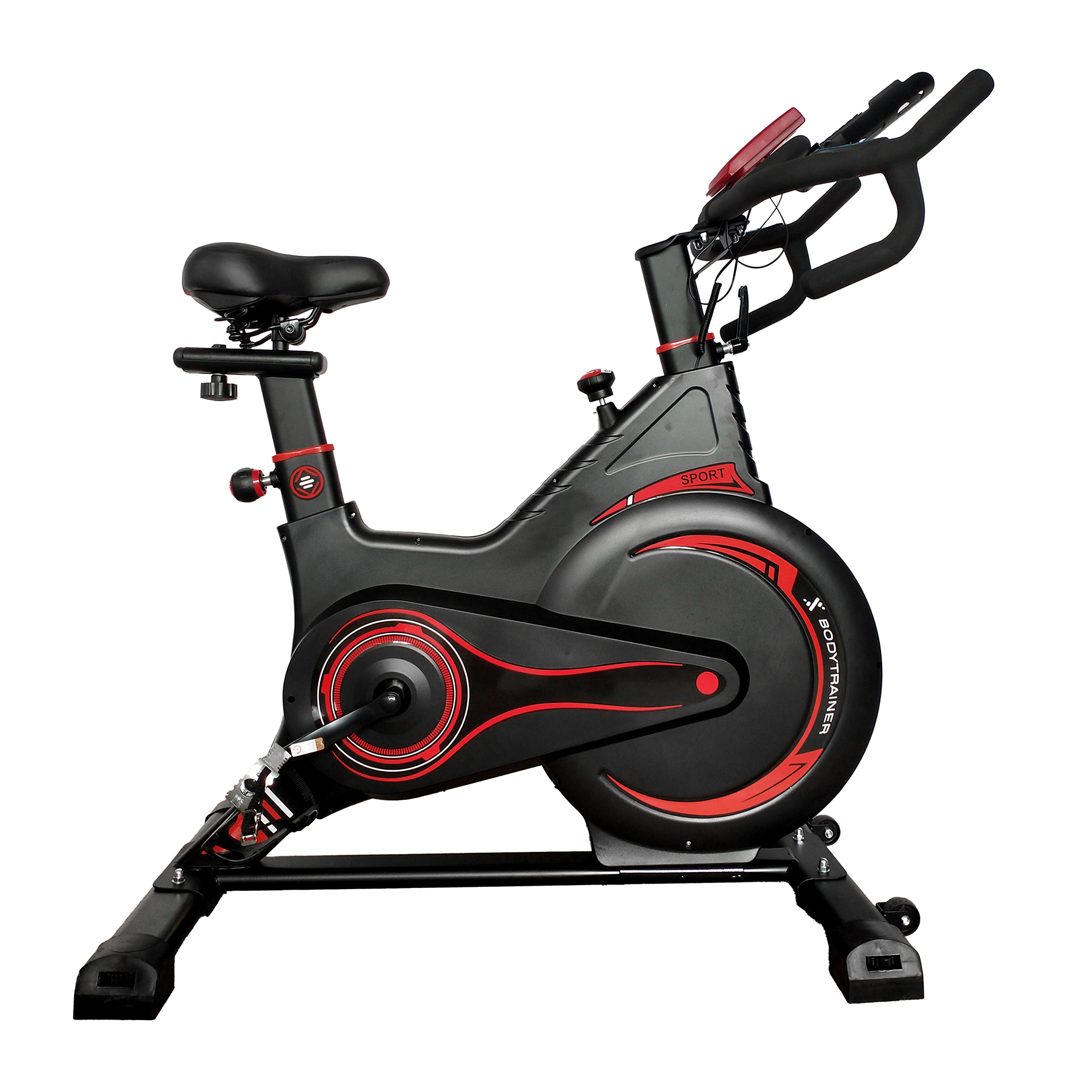 BICICLETA SPINNING MAGNÉTICA 5KG BODYTRAINER MG5 CON SENSOR - 9