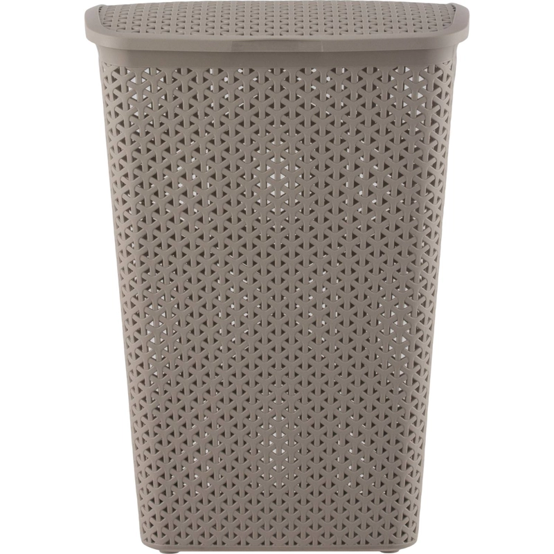CESTO CANASTO PARA ROPA BALI 55 LITROS CON TAPA - 3