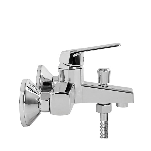 MONOMANDO LLAVE GRIFO PARA TINA DUCHA MODELO MODENA CROMO - 3