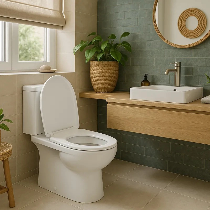 TAPA STRETTO ASIENTO UREA SOFT CLOSE WC INODORO ACROS - 2