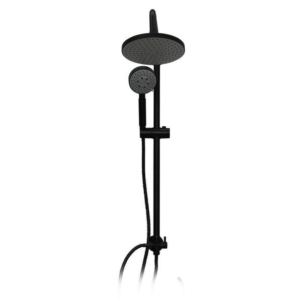 COLUMNA DE DUCHA GRIFO PLATO LLAVE MODELO VENTI NEGRO MATE - 3
