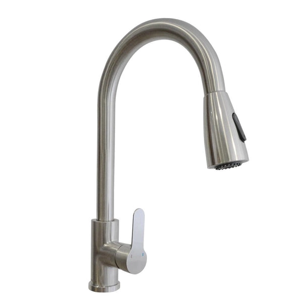 MONOMANDO LAVAPLATOS LLAVE EXTRAIBLE MODELO VELETRI - 1