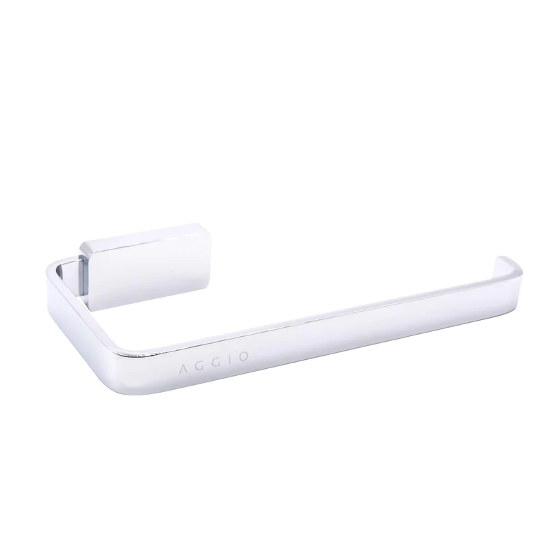 ACCESORIO GRIFERÍA STRETTO AGGIO TOALLERO COLGADOR PORTA TOALLA GANCHO OTTONE CROMO - 1