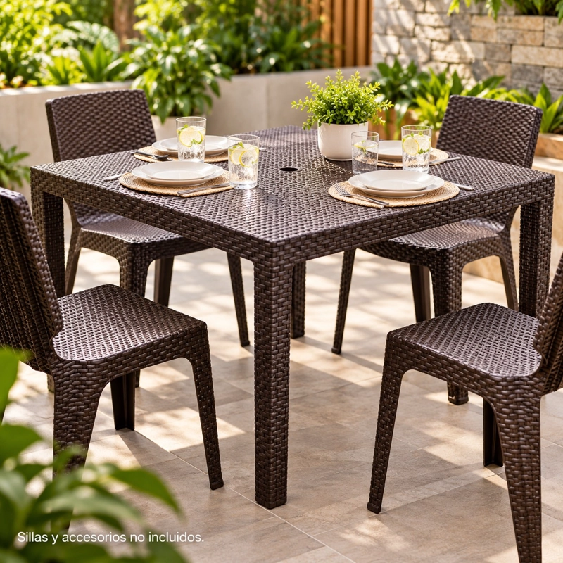 MESA TAVARUA RATAN 95X95 - 3