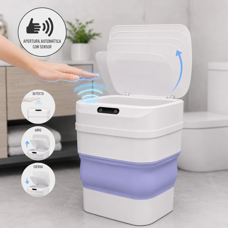 PAPELERO AUTOMATICO INTELIGENTE CON SENSOR DE PROXIMIDAD - 5