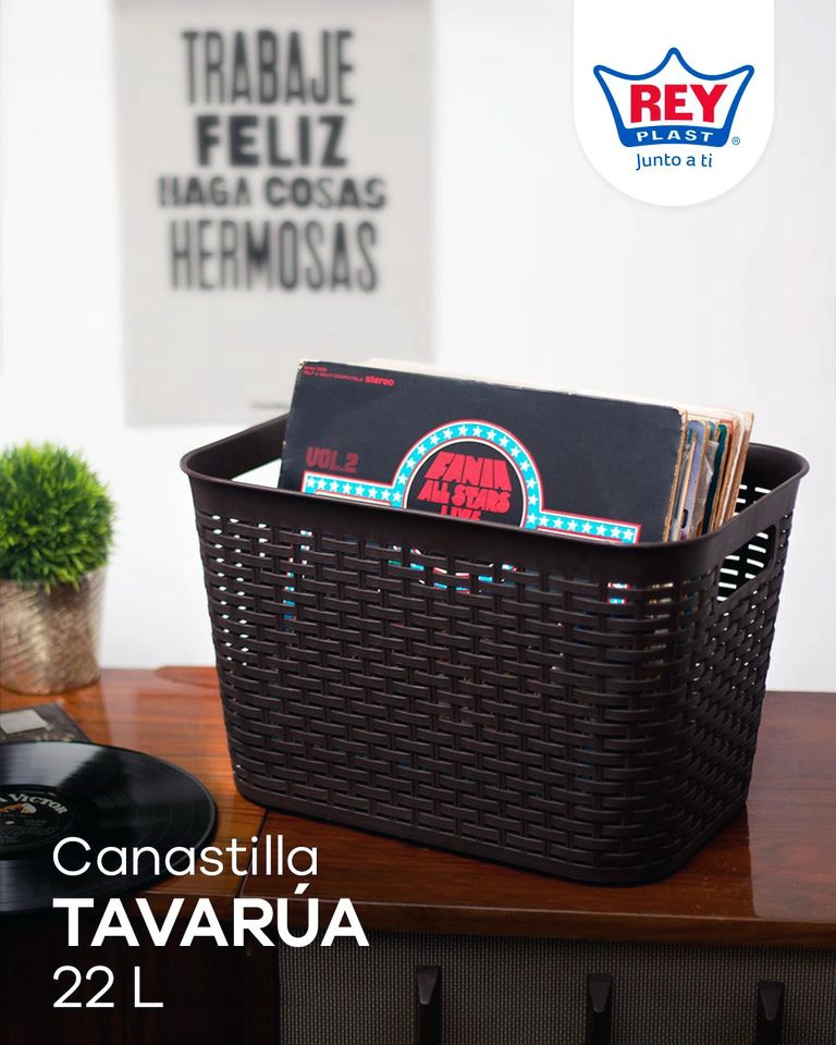CANASTILLA CANASTA ORGANIZADORA MULTIUSOS RATTAN 22 LITROS - 3