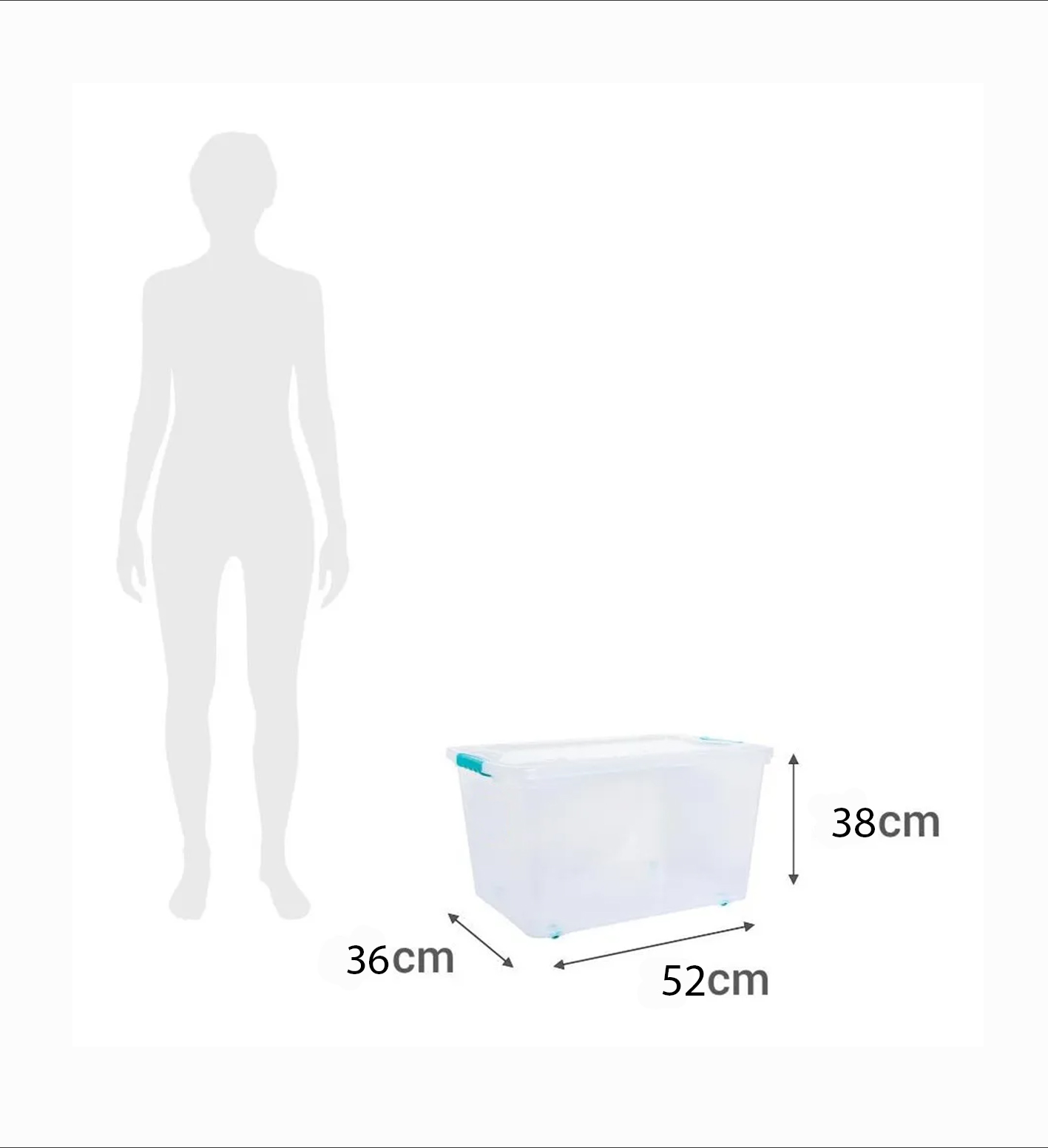 CAJA ORGANIZADORA ALMACENAMIENTO SUPREMA 50 LTS - 5