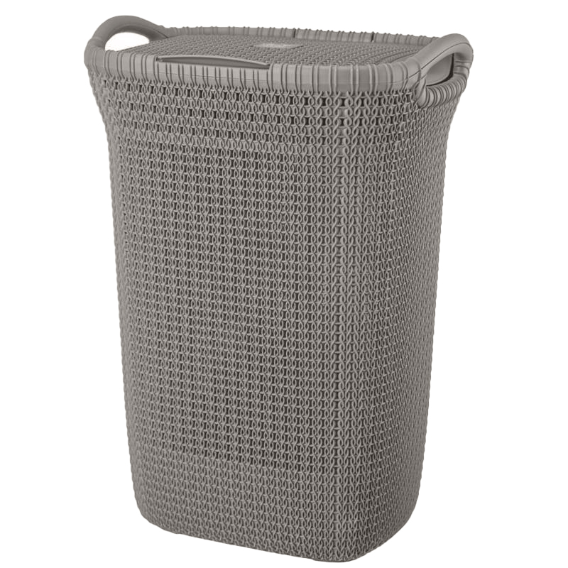 CESTO CANASTO PARA ROPA KHIPU 60 LTS CON TAPA - 1