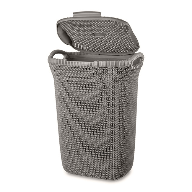 CESTO CANASTO PARA ROPA KHIPU 60 LTS CON TAPA - 2