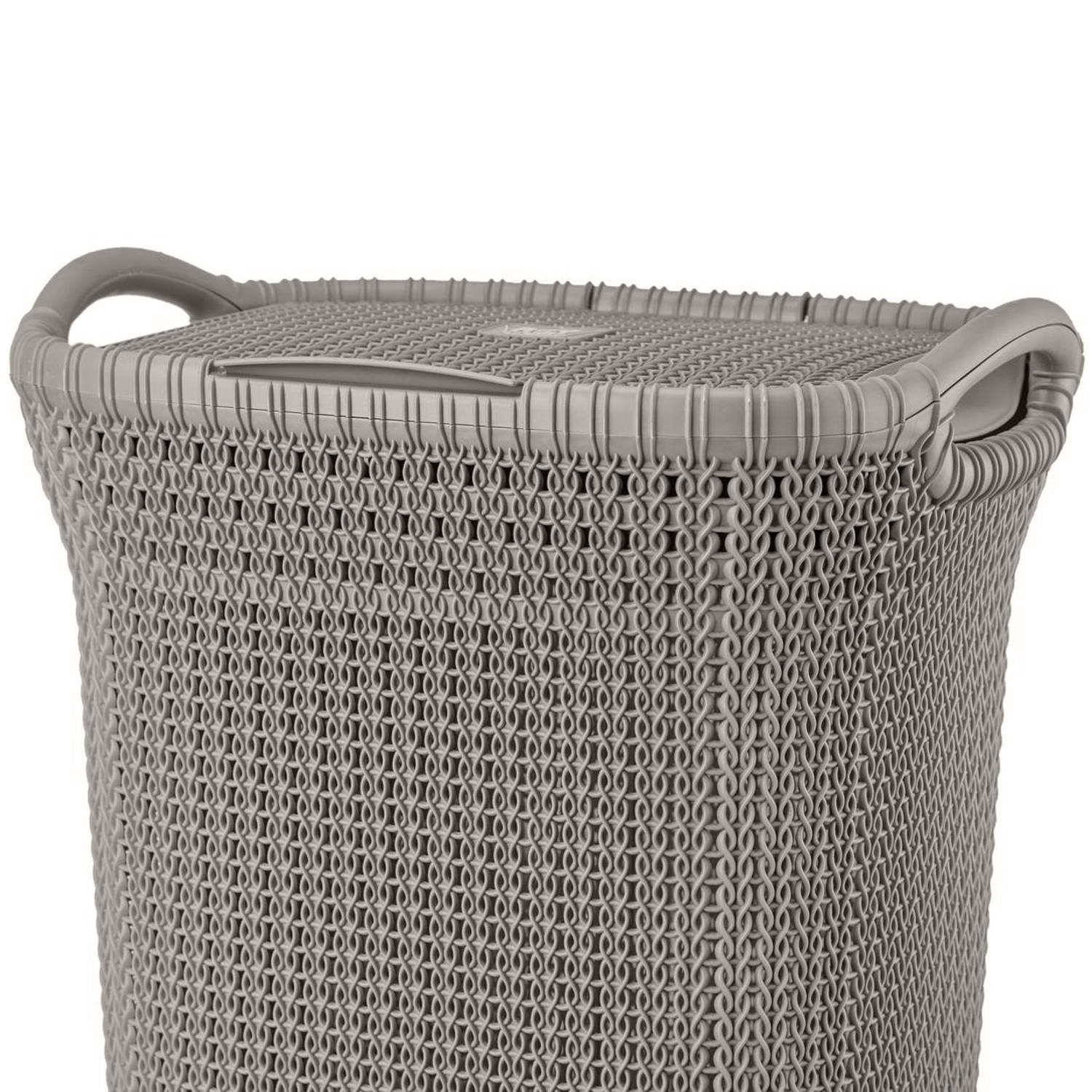 CESTO CANASTO PARA ROPA KHIPU 60 LTS CON TAPA - 3