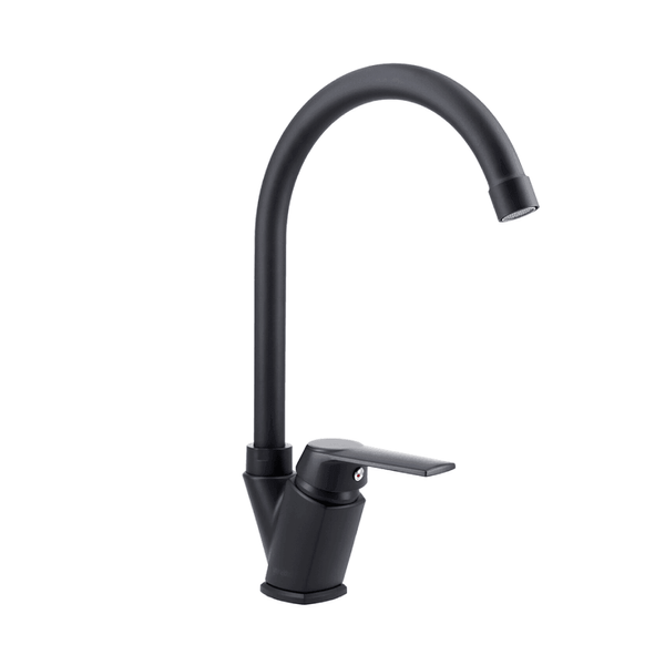 MONOMANDO STRETTO GRIFO LLAVE LAVAPLATOS FREGADERO MÓDENA NEGRO - 1