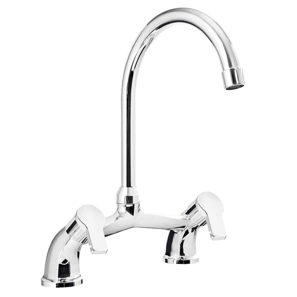 COMBINACIÓN LLAVE STRETTO GRIFO LAVAPLATOS TIPO V BOGEN - 1