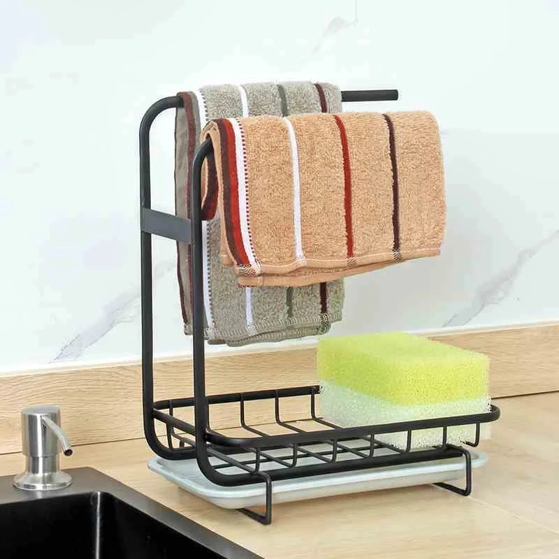 ORGANIZADOR MULTIUSOS PARA COCINA Y BAÑO PORTA ESPONJAS - 1