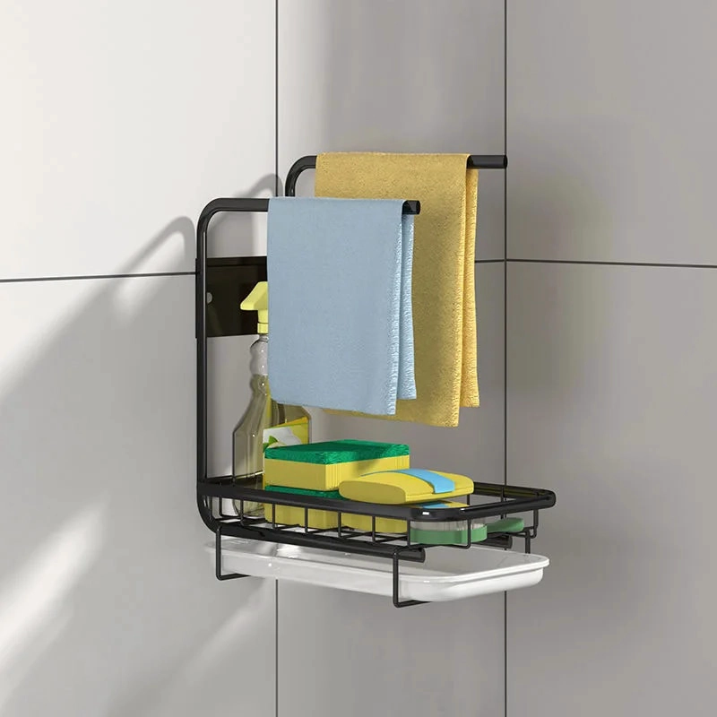 ORGANIZADOR MULTIUSOS PARA COCINA Y BAÑO PORTA ESPONJAS - 3