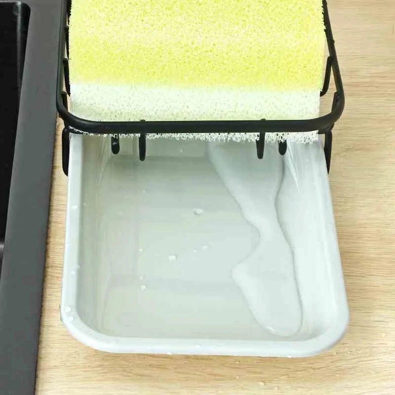 ORGANIZADOR MULTIUSOS PARA COCINA Y BAÑO PORTA ESPONJAS - 4