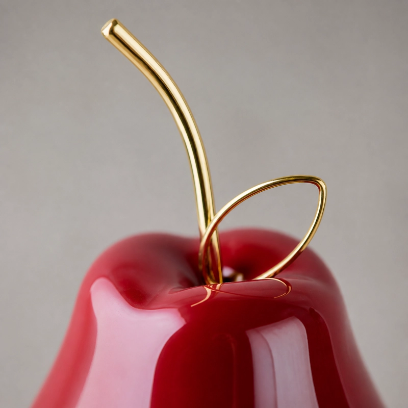 ESCULTURA FRUTAL FIGURA DECORATIVA PERA - 6