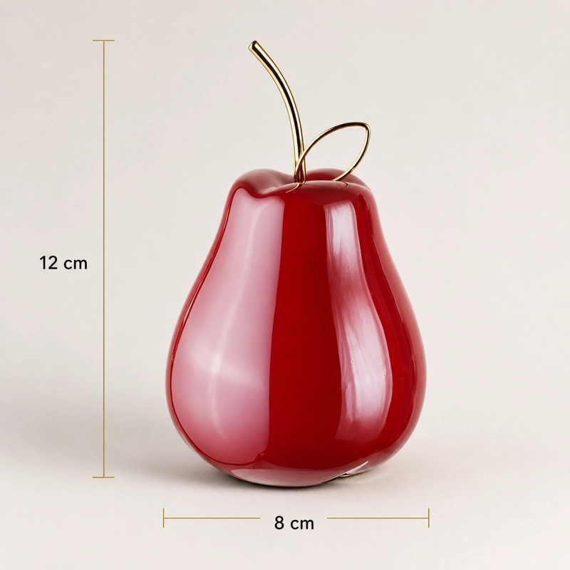 ESCULTURA FRUTAL FIGURA DECORATIVA PERA - 7