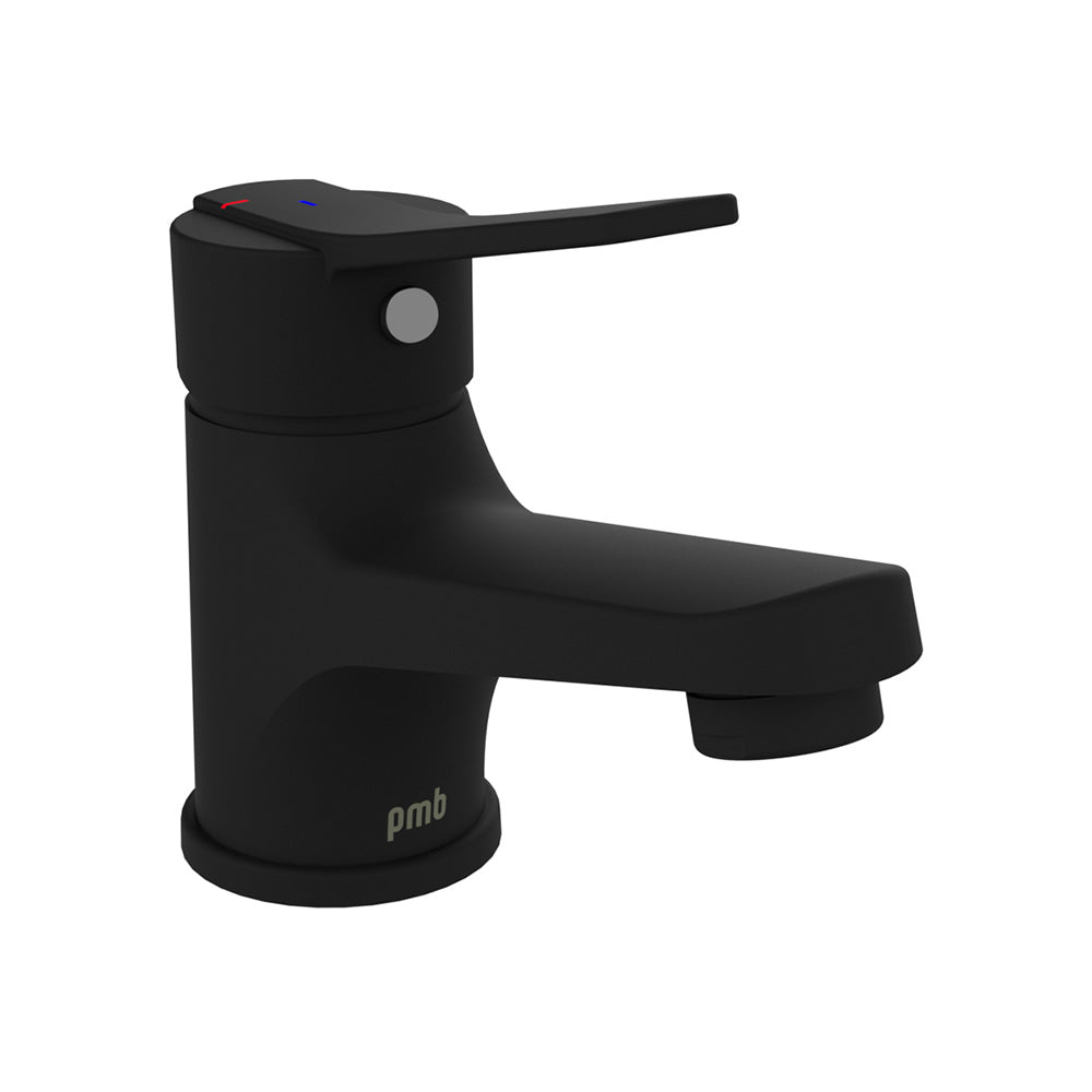 MONOMANDO PMB LAVATORIO LLAVE GRIFO MODELO DALLAS NEGRO - 1