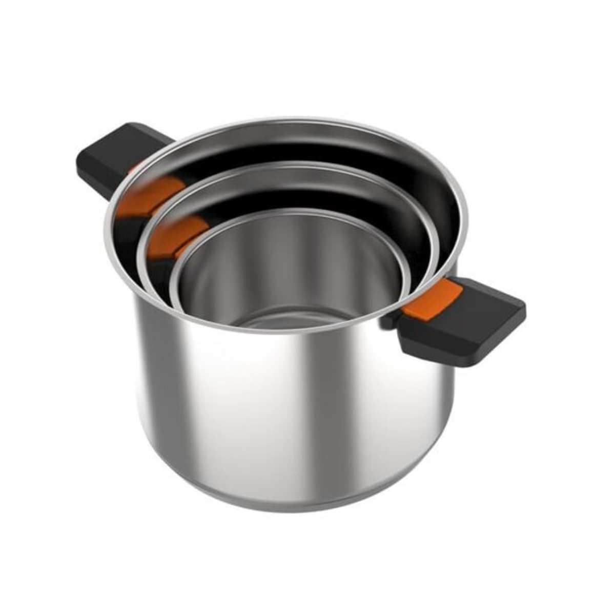 BATERÍA DE COCINA VITTA SPAZIO 6 PIEZAS CON ASAS PLEGABLES - 4