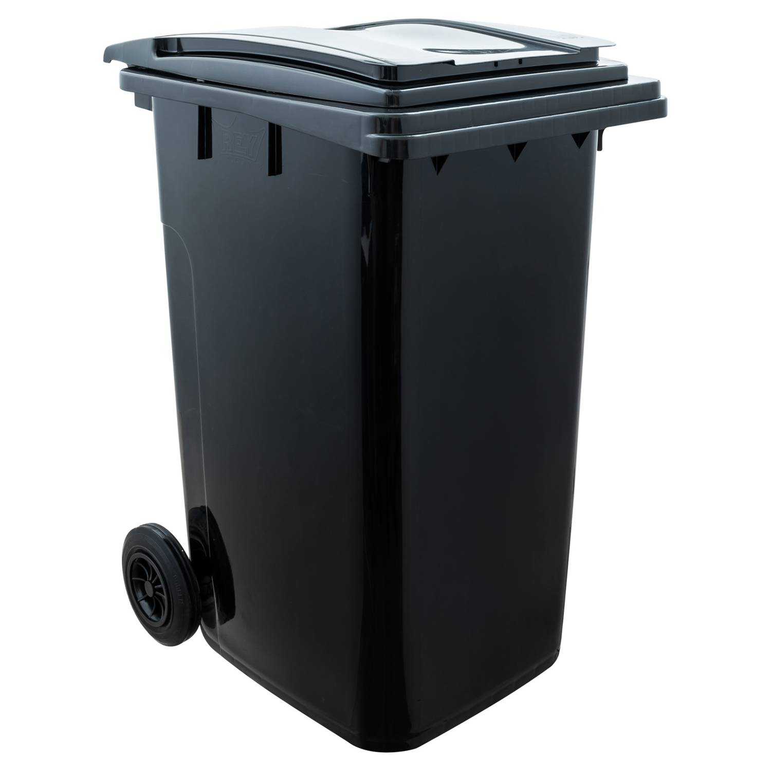 BASURERO REYPLAST PAPELERO CONTENEDOR INDUSTRIAL 240 LITROS CON TAPA - 1