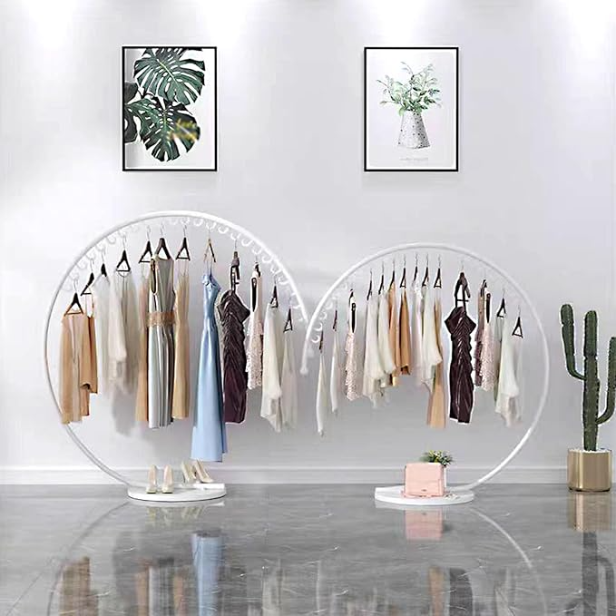 PERCHERO COLGADOR ORGANIZADOR EXHIBIDOR ROPA CIRCULAR - 3