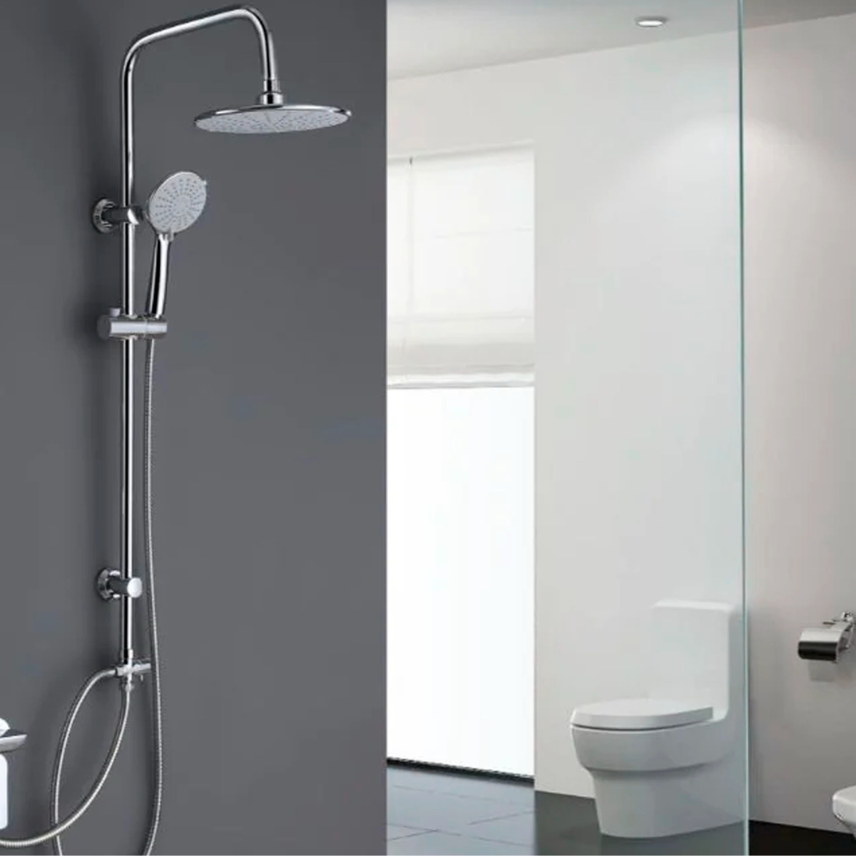 COLUMNA DUCHA CIRCULAR CON MONOMANDO DUCHA TAUMM - 5