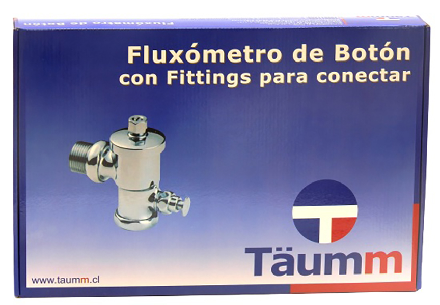 FLUXOMETRO BOTON 3/4 L CON FITTINGS TAUMM - 5