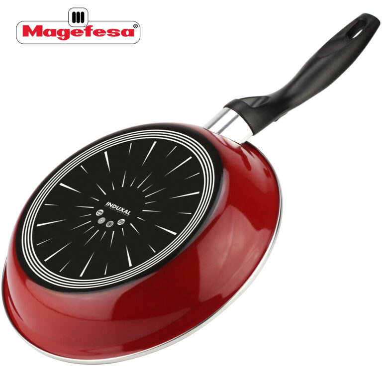 SET 3 SARTENES DE ACERO VITRIFICADO 18 20 24 CM MAGEFESA - 2