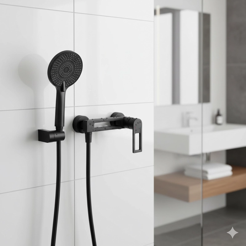 LLAVE GRIFO MONOMANDO DUCHA MANERAL ANTICALCAREO MODELO TARENTO - 1