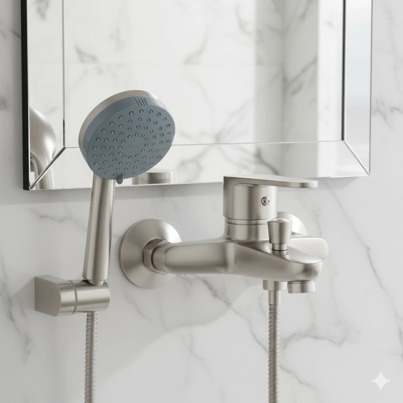 MONOMANDO LLAVE GRIFO TINA DUCHA MODELO DESSIN MARCA STRETTO - 3