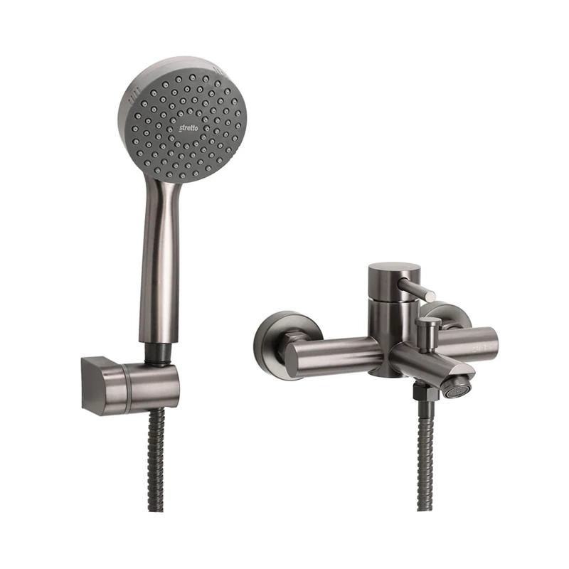 LLAVE GRIFO MONOMANDO PARA TINA DUCHA DE ACERO INOXIDABLE SS304 FIORENZO - 2