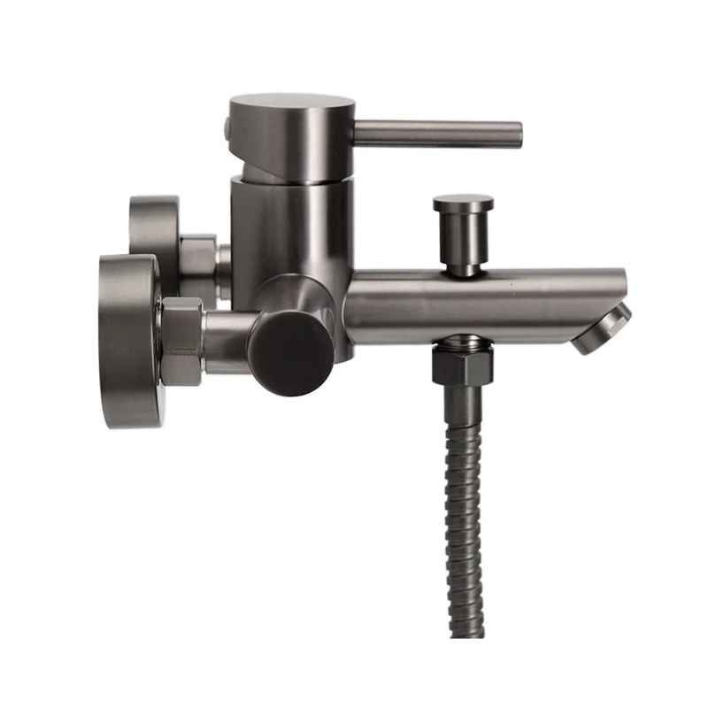 LLAVE GRIFO MONOMANDO PARA TINA DUCHA DE ACERO INOXIDABLE SS304 FIORENZO - 3