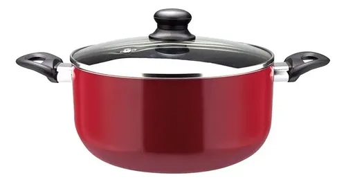BATERIA DE COCINA SLIDE MARMICOC 9 PIEZAS ROJA - 6